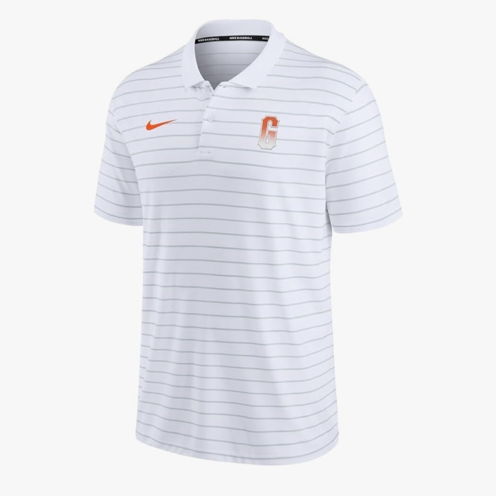 Nike White Performance Polo Shirt Athletic Fit